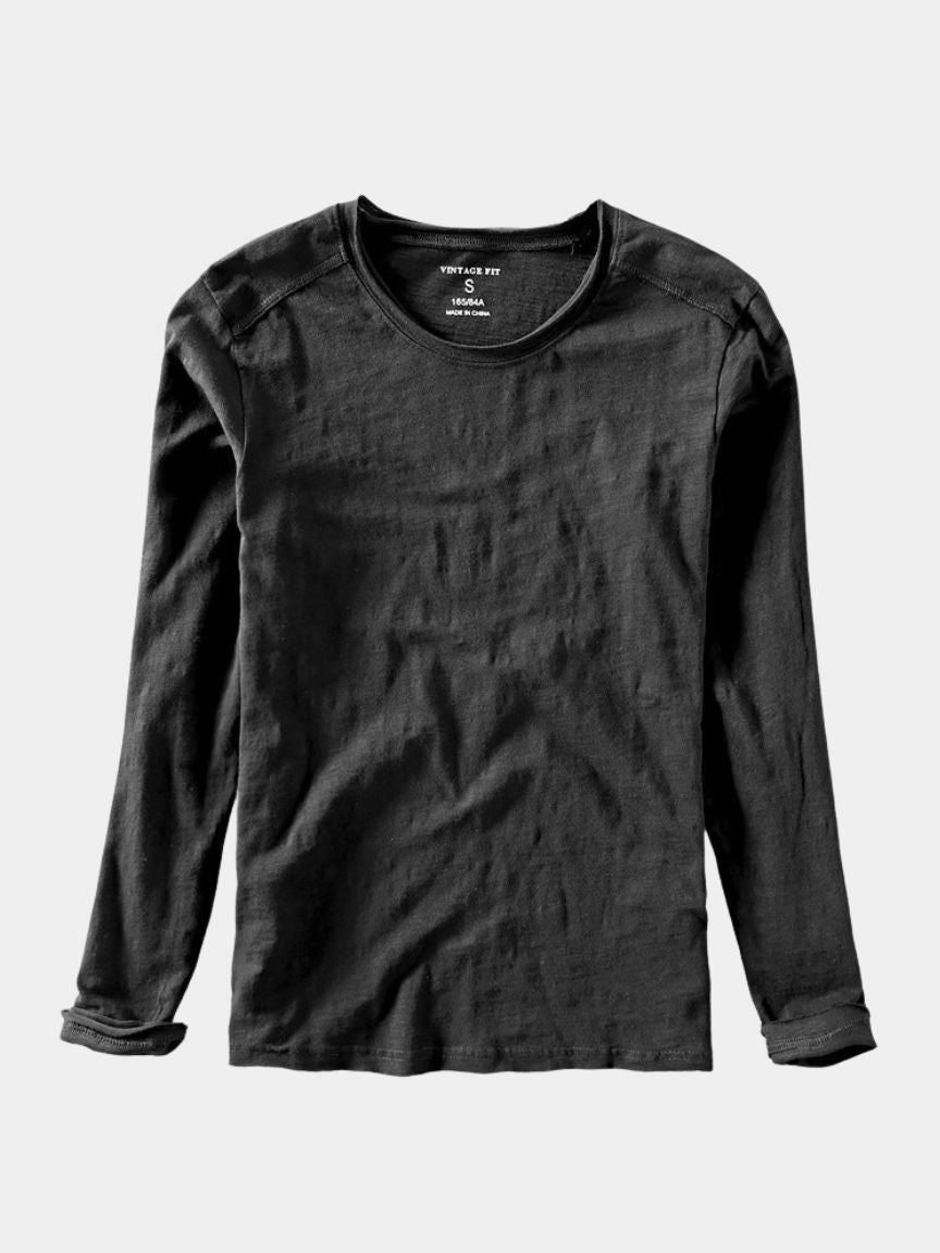 T-shirt in cotone a maniche lunghe Vintage - Aurelio Club