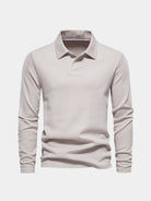 Polo Linear in misto cotone con motivo geometrico - Aurelio Club
