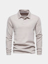 Polo Linear in misto cotone con motivo geometrico - Aurelio Club