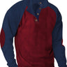 Pullover uomo a blocchi di colore con collo alto