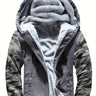 Maglia uomo camouflage con cappuccio e zip
