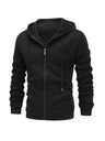 Maglia uomo con cappuccio e zip