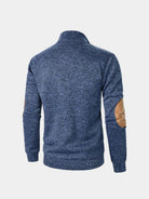 Pullover Lucien a collo alto con toppe ai gomiti - Aurelio Club
