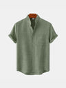 Camicia in lino a maniche corte Resort - Aurelio Club