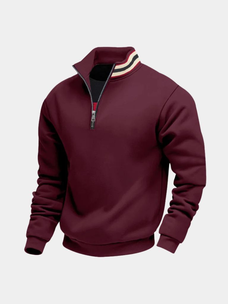 Pullover Regent a righe con collo alto - Aurelio Club