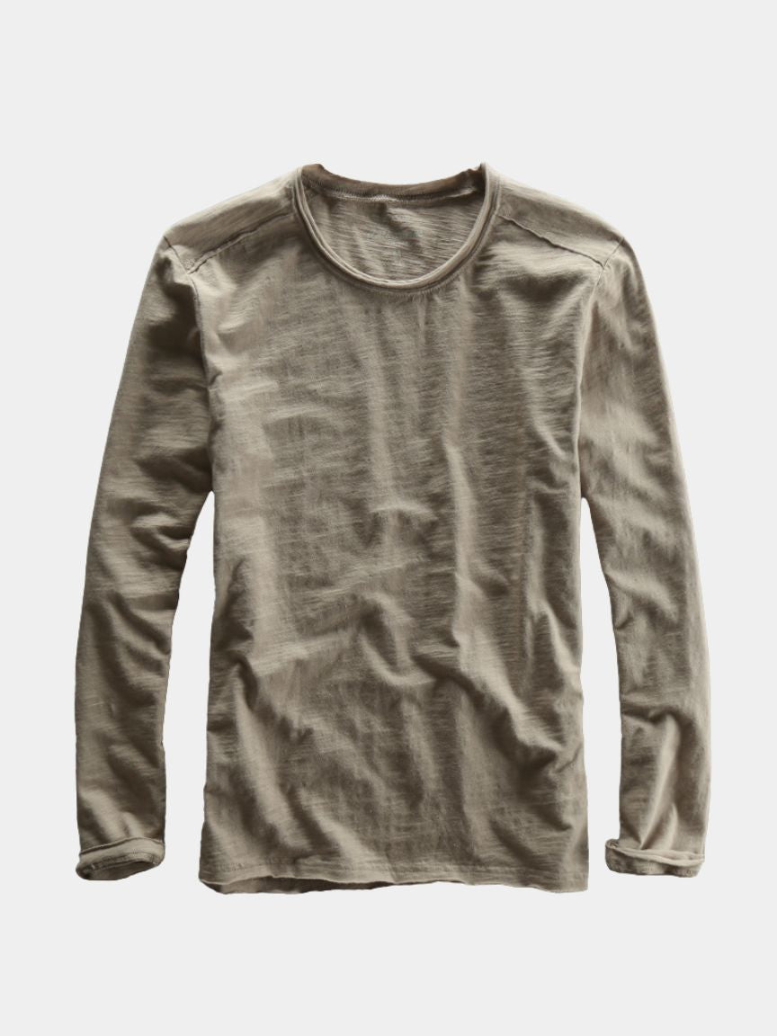 T-shirt in cotone a maniche lunghe Vintage - Aurelio Club