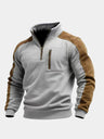 Pullover Urban Explorer a collo alto con zip corta - Aurelio Club