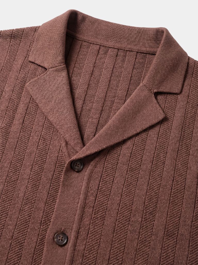 Camicia in maglia con collo aperto Heritage - Aurelio Club