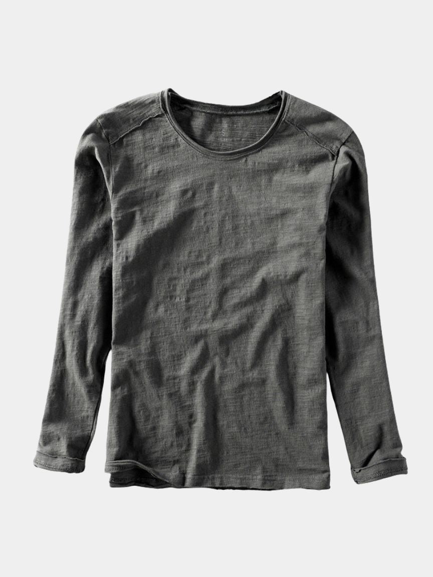 T-shirt in cotone a maniche lunghe Vintage - Aurelio Club