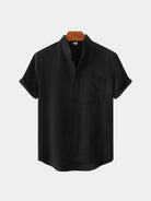 Camicia in lino a maniche corte Resort - Aurelio Club