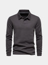 Polo Linear in misto cotone con motivo geometrico - Aurelio Club