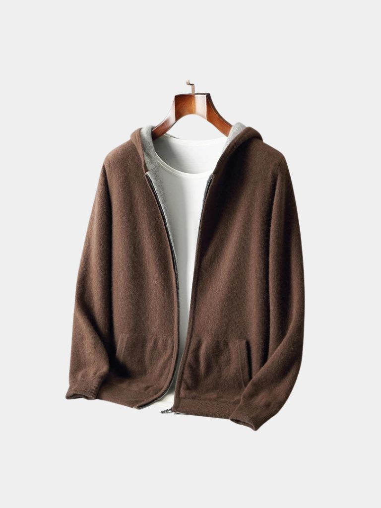 Maglia Villa in cashmere con cappuccio - Aurelio Club