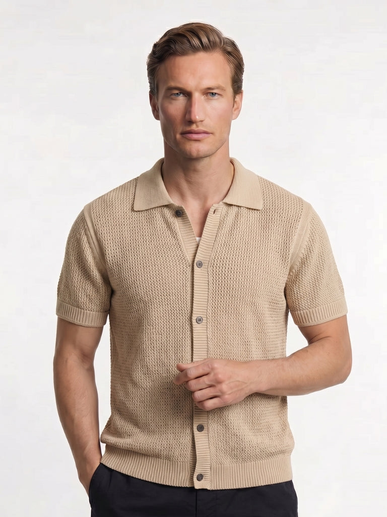 Camicia Artisan Panel a maniche corte - Aurelio Club