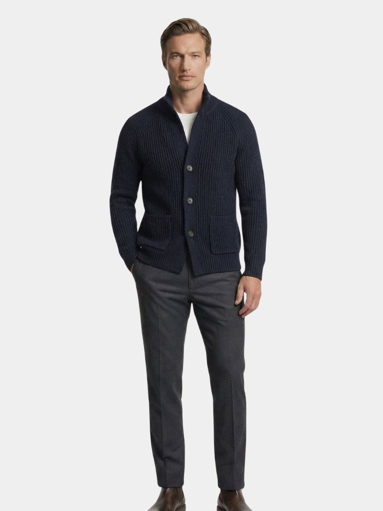 Cardigan Heritage con bottoni e tasche - Aurelio Club