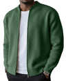 Cardigan uomo a coste con zip
