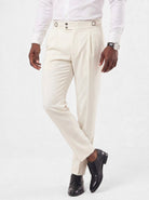 Pantaloni con vita elasticizzata e regolatori laterali - Aurelio Club