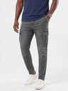 Jeans cargo elasticizzati con taglio affusolato - Aurelio Club