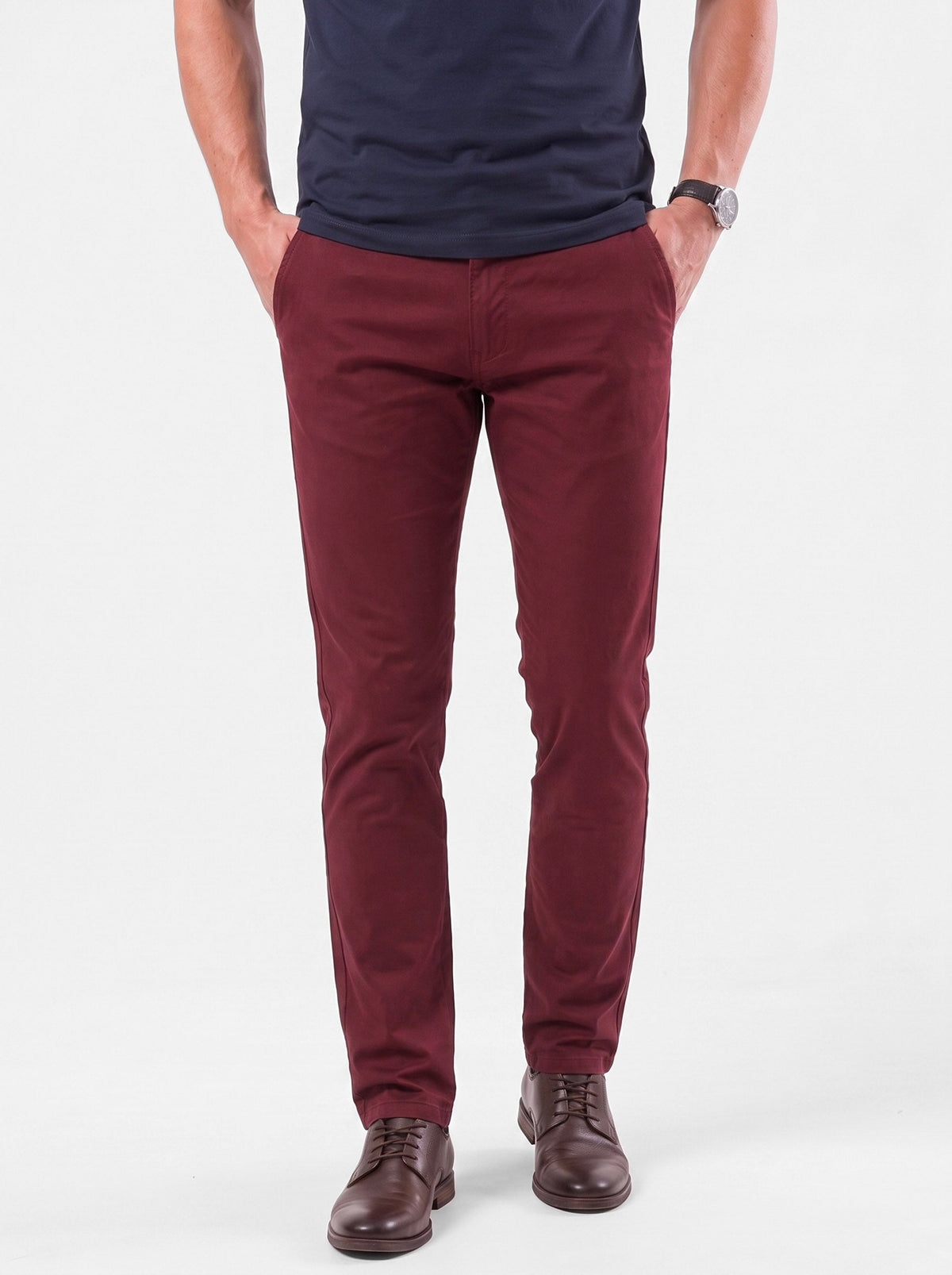 Pantaloni slim a gamba dritta - Aurelio Club