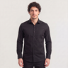 Camicia uomo slim con bottoni a contrasto