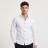 Camicia uomo slim con colletto strutturato