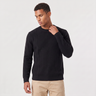 Maglione uomo girocollo lavorato, taglio ampio