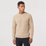 Maglione uomo girocollo lavorato, taglio ampio