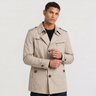 Trench uomo doppiopetto con spalline