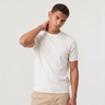 T-shirt uomo in maglia fine di viscosa e poliestere