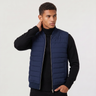 Gilet uomo leggero trapuntato con collo alto