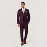 Abito uomo slim fit tre pezzi a un bottone