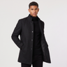 Cappotto uomo in misto lana con collo alto
