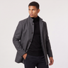 Cappotto uomo in misto lana con collo alto