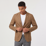 Blazer uomo destrutturato in misto lino