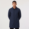 Trench uomo leggero con chiusura nascosta