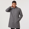 Trench uomo leggero con chiusura nascosta