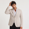 Blazer uomo leggero a righe verticali