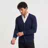 Cardigan uomo ampio con scollo a V e bottoni