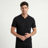 Polo uomo traforata in misto cotone