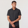 Camicia uomo a maniche corte in cotone e lino
