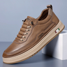 Sneakers uomo con cuciture a vista e interno imbottito