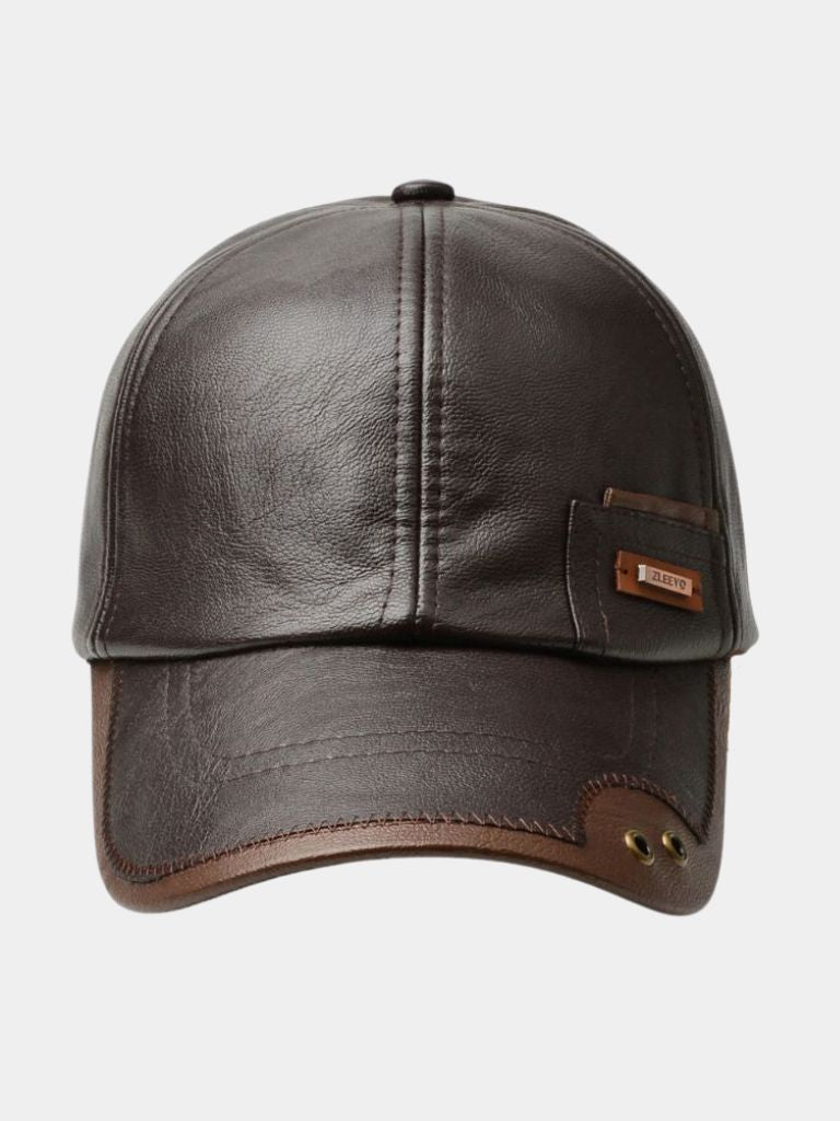 Cappellino in pelle regolabile - Aurelio Club