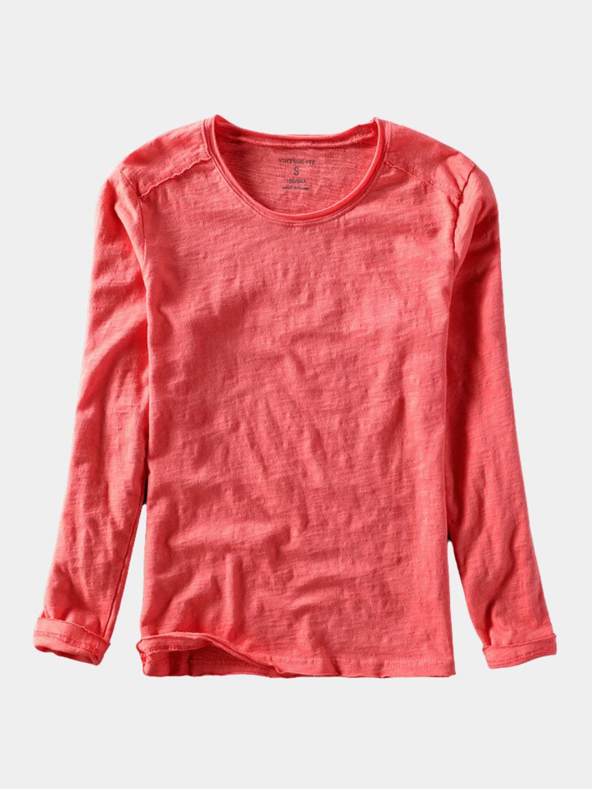 T-shirt in cotone a maniche lunghe Vintage - Aurelio Club