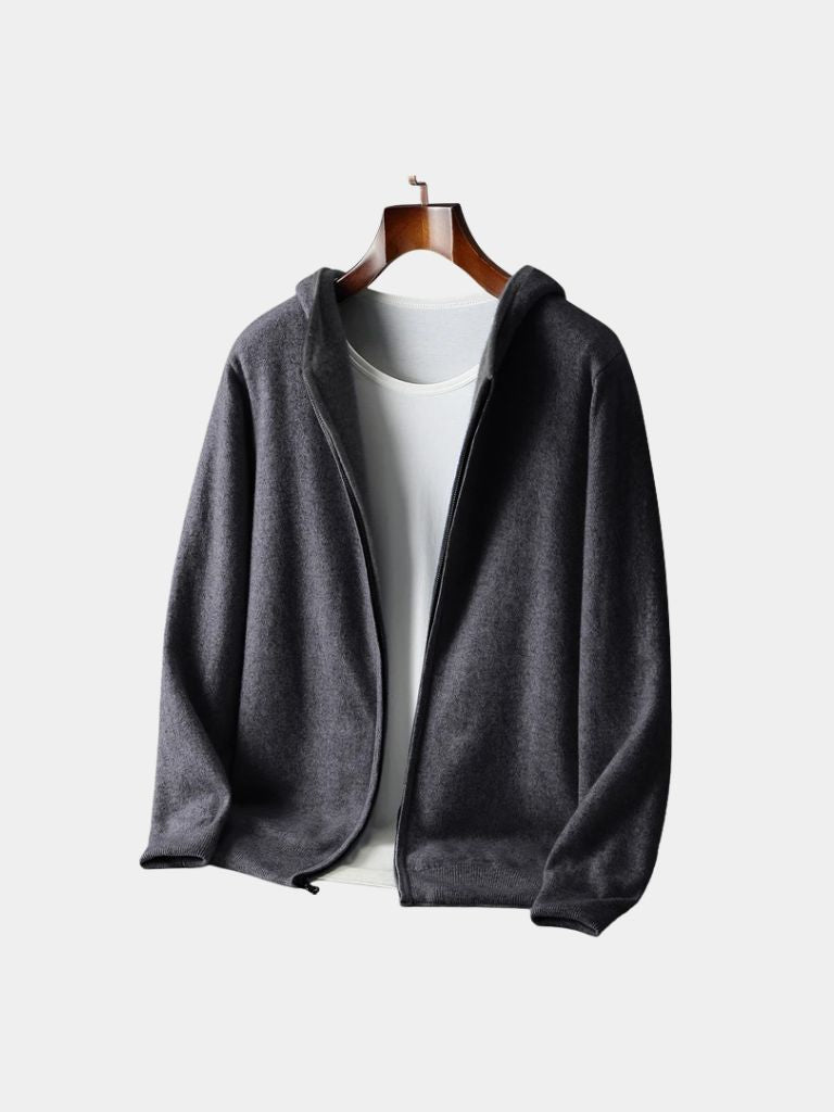 Maglia Villa in cashmere con cappuccio - Aurelio Club