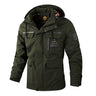 Giacca uomo con cappuccio e motivo a lettere