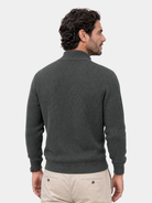 Pullover Highland in lana con zip corta - Aurelio Club