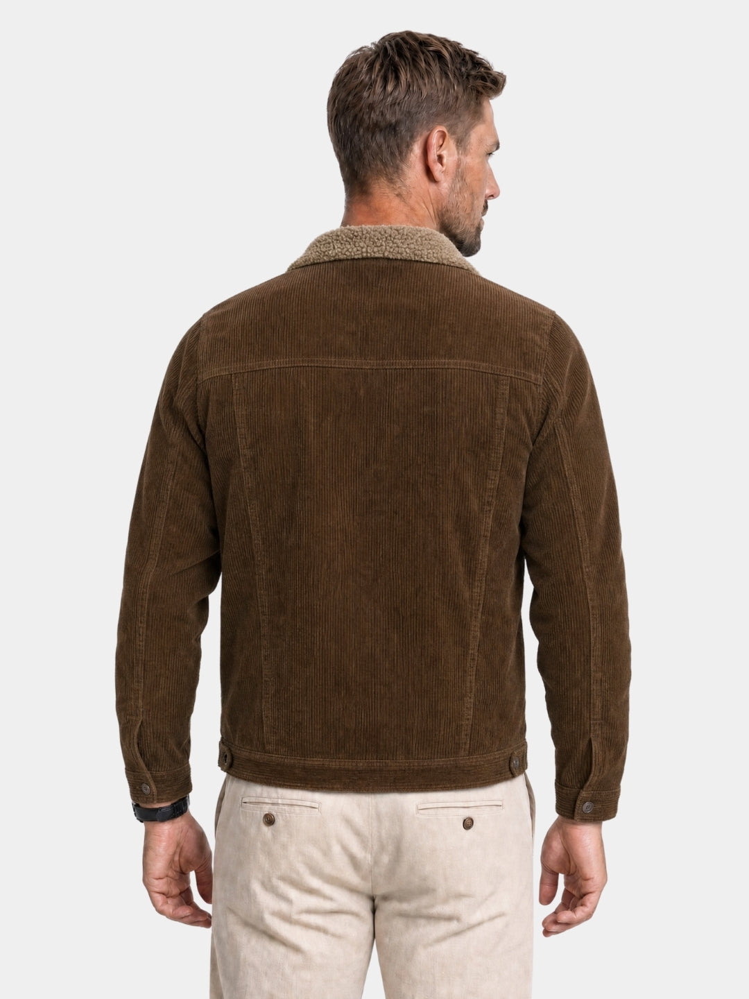 Giacca Heritage in velluto a coste con fodera sherpa - Aurelio Club