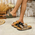 Sandali Brezza con doppia fascia regolabile - Aurelio Club