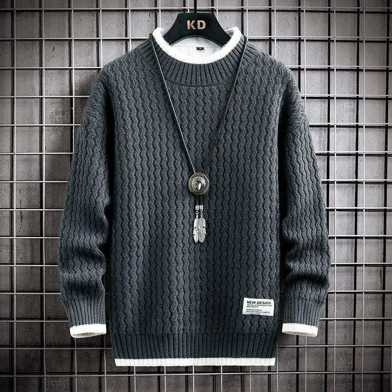 Pullover uomo in maglia classica
