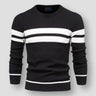 Maglione uomo in cotone a righe