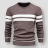 Maglione uomo in cotone a righe